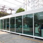 ติดฟิล์มตู้คอนเทนเนอร์ อาคาร จุฑามาศ 